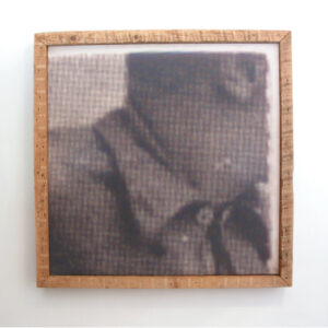 "Untitled" | Ink & Acrylic on Vinyl, Reclaimed Wood Frame | 2008  | 40x40" | $1,500